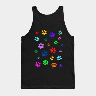 Paw Print Pattern Tank Top